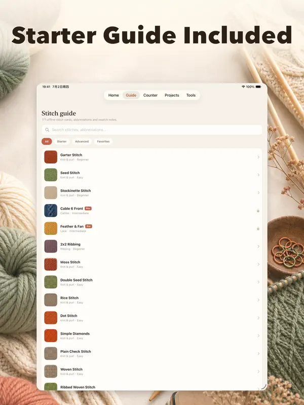KnitKit: Row Counter screen 3