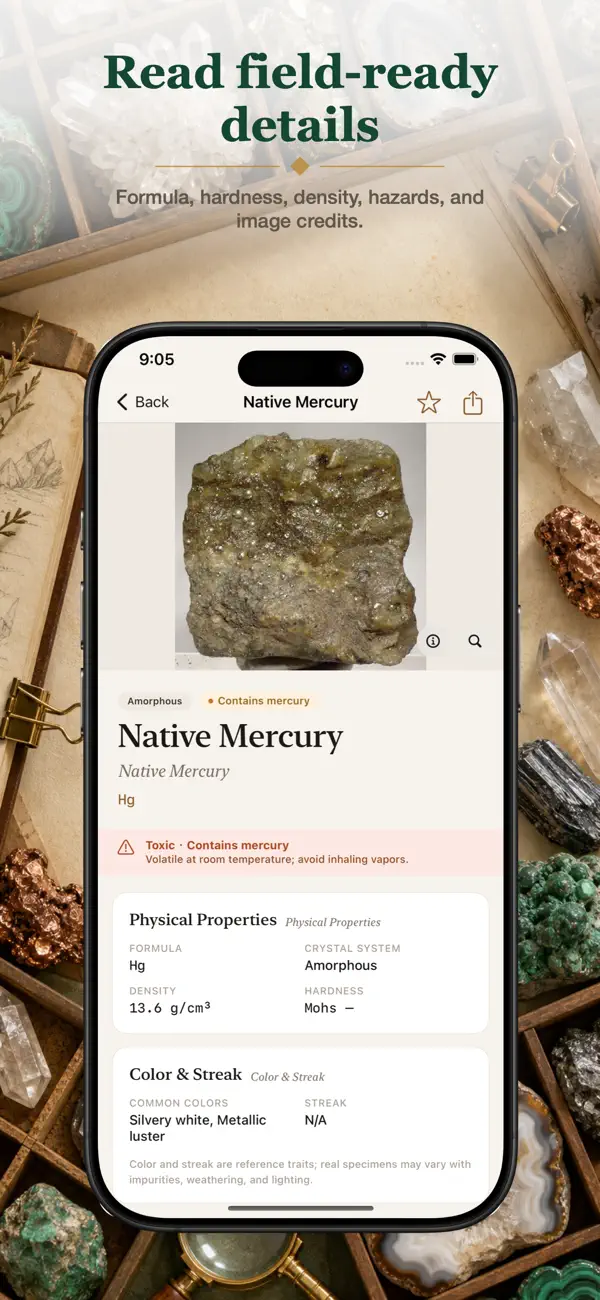 MineralGuide: Gems & Rocks screen 3