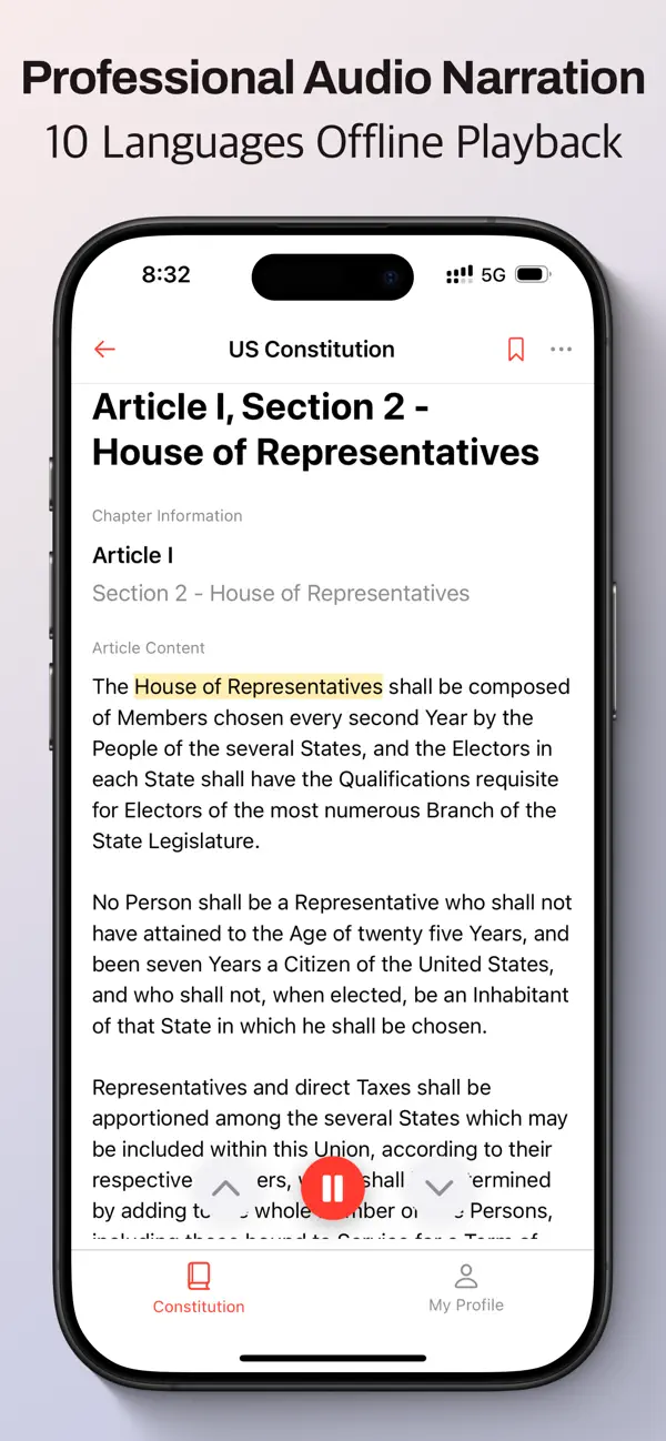 US Constitution Pro screen 2