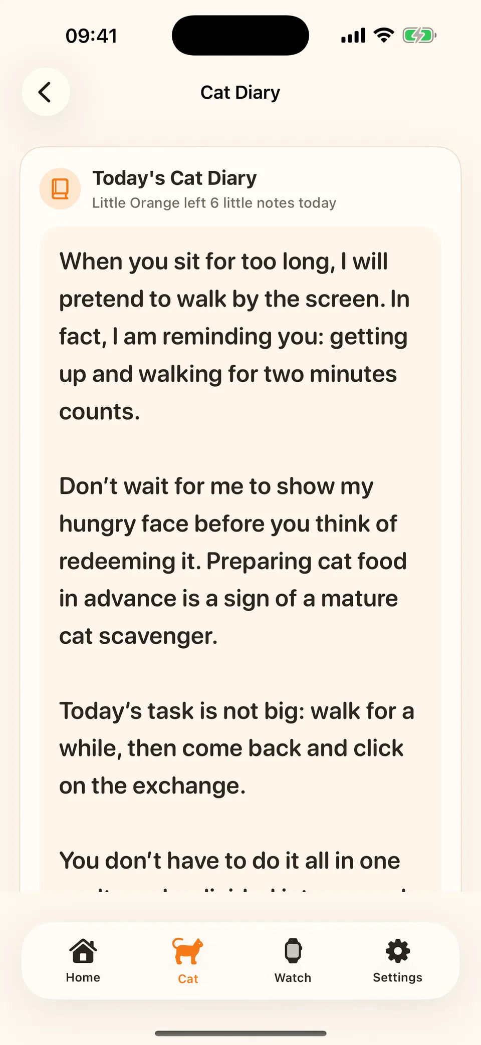 WatchCat Step Pet: Privates Katzentagebuch